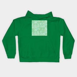 Green Spring Hydrangea Kids Hoodie